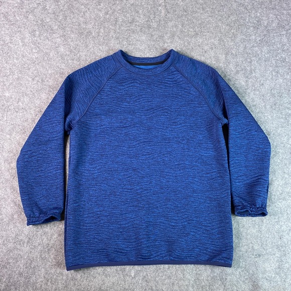 Nike Sweater Mens Medium Blue Dri-FIT Pullover Tour Swirl LFD5835-410 - Picture 1 of 12